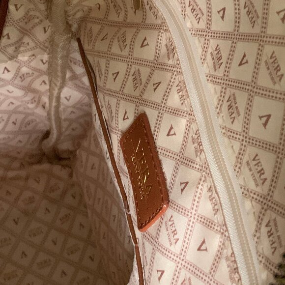 Vera New York Quilt Backpack Cognac